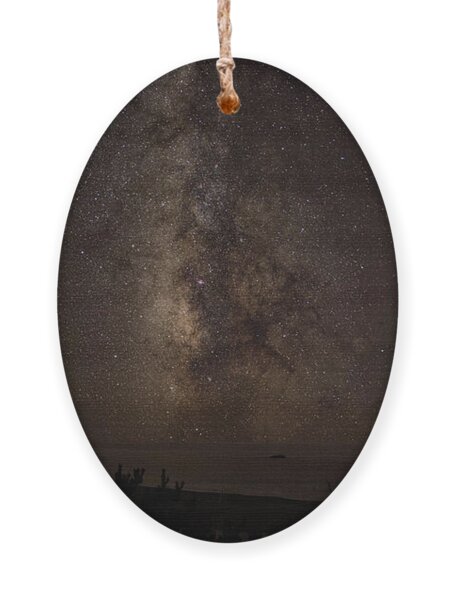Milky Way Over Tranquil Shoreline Ornament
