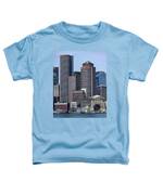 Boston Skyline by the Water Toddler T-Shirt